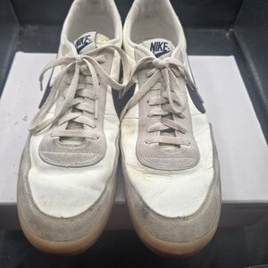 Nike‎ Men's White and Gray Sneakers